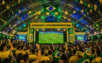 Cajamar terá programação especial para transmissão dos jogos da Seleção Brasileira